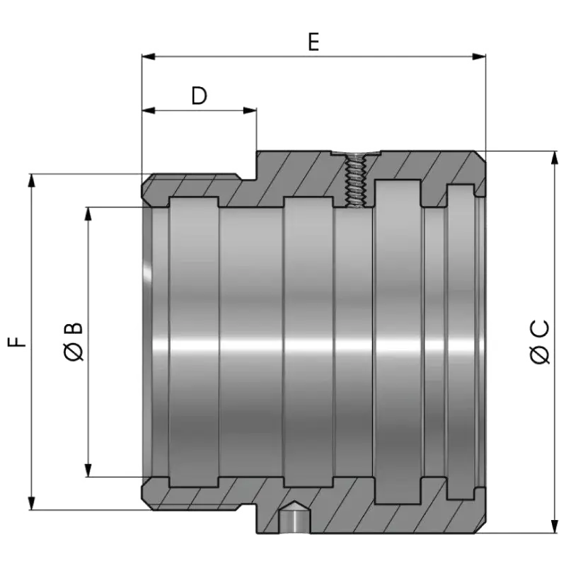 Szárvezető - acél rajz