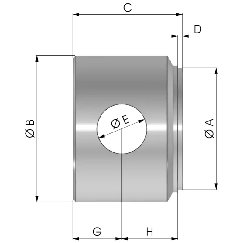 Hengerfenék - nehéz rajz